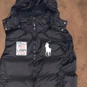 Polo Rlph Lauren PRL67 USA Ski Puffer Jacket Large